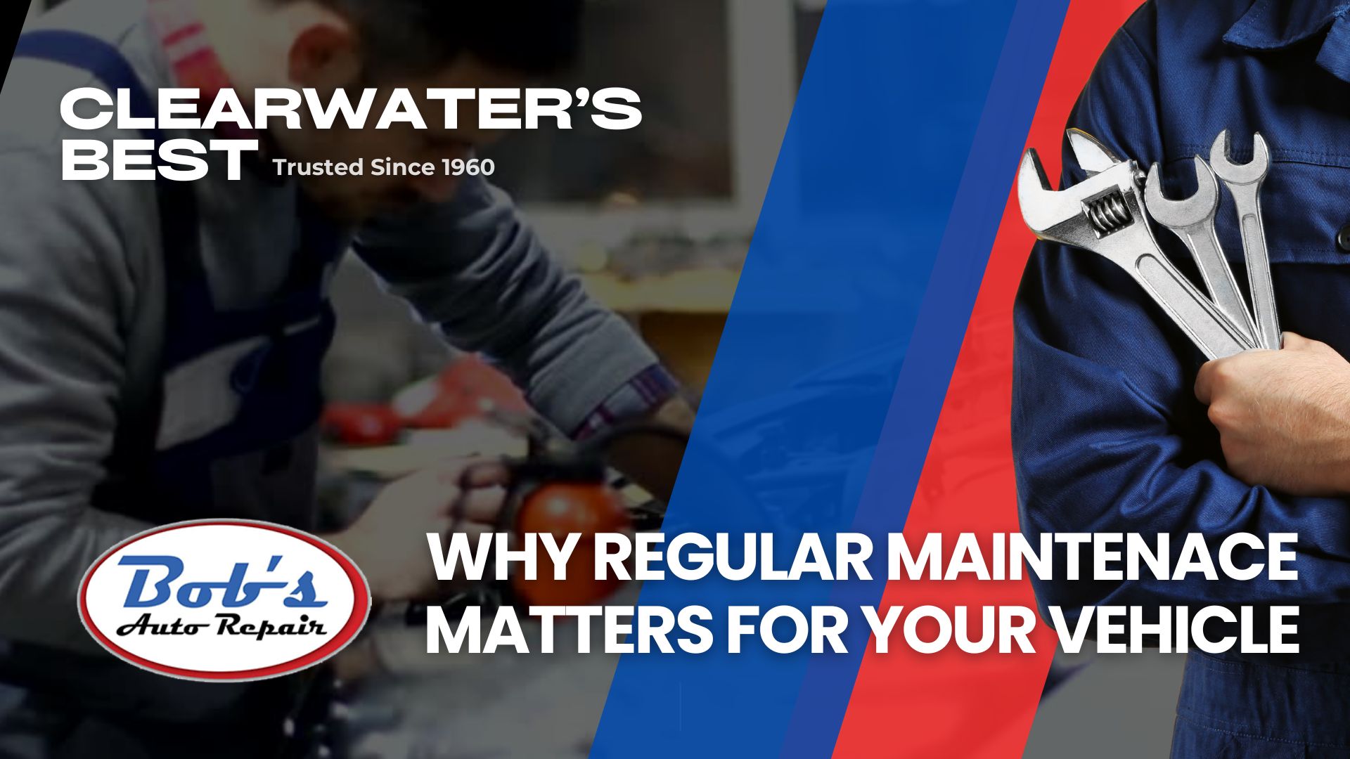 Mechanic performing vehicle maintenance Clearwater FL